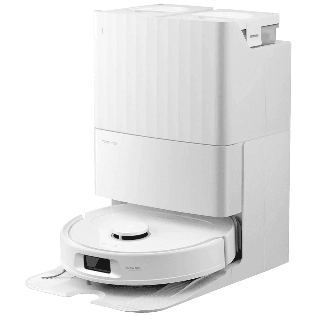Roborock robot usisivač sa stanicom za pražnjenje QR798, 5200mAh, 10000 Pa, beli