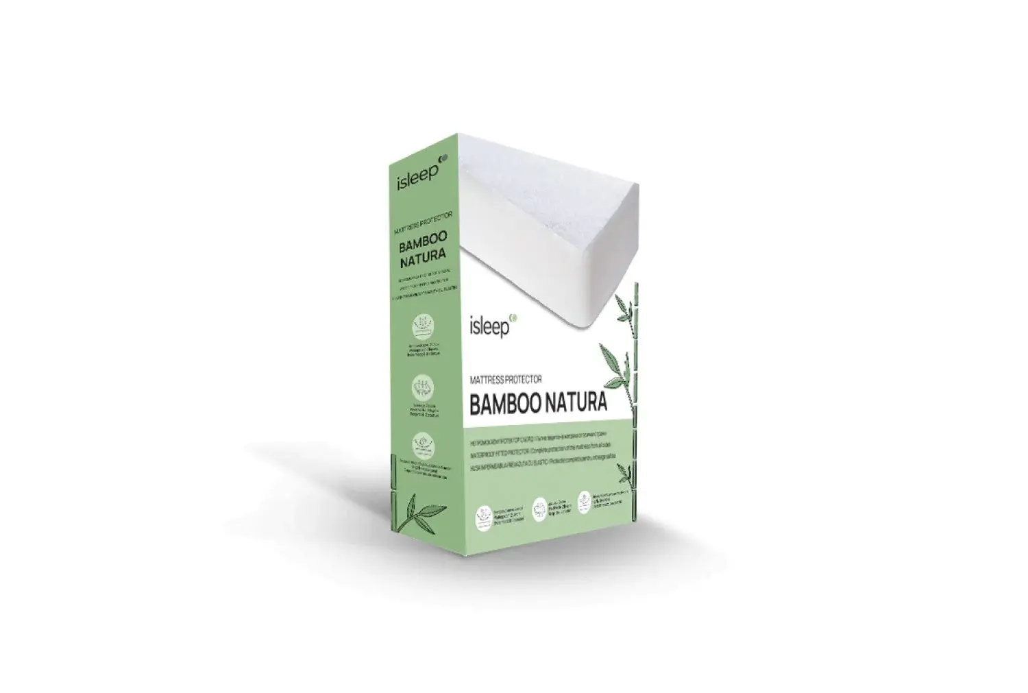 iSleep Vodootporna pamučna zaštita Bamboo Natura 90x200cm