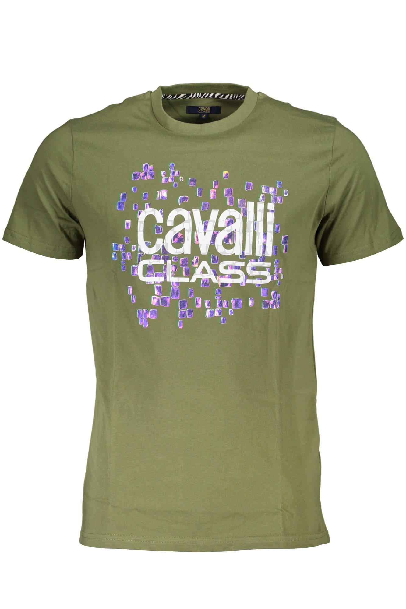 CAVALLI CLASS Muška majica QXT61U-JD060_VERDE_04050, Zelena