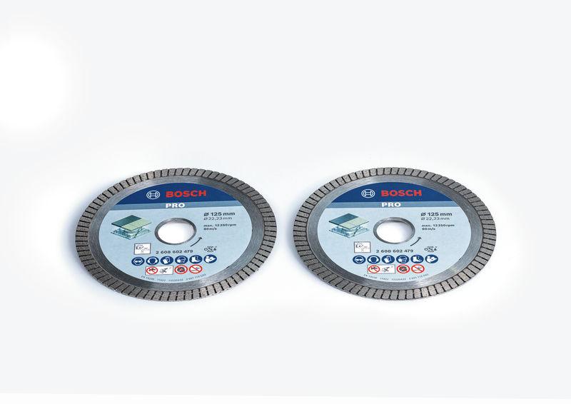 Bosch Set dijamantskih reznih ploča, 125 mm
