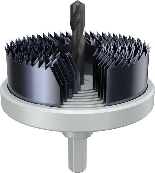 Bosch Set kruna za drvo/gips 2608594507, 7 delova