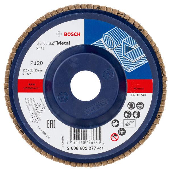 Bosch Flap disk SfM X431,125mm,G120, 2608601277