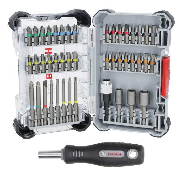 Bosch Set bitova i drškom ExtraHard 2607017732, 45 komada