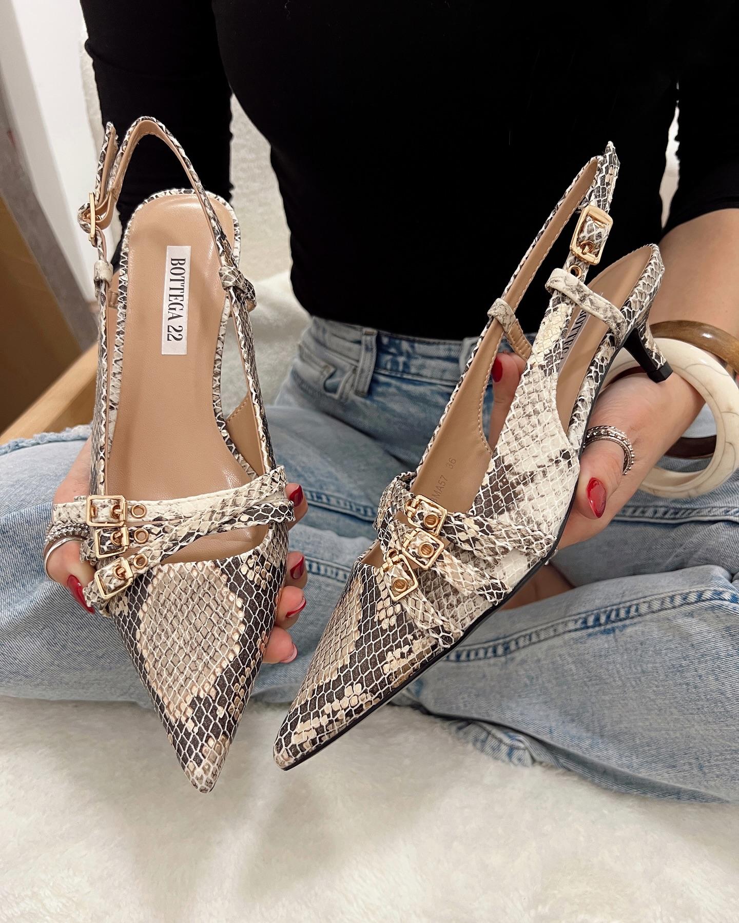 HOP HOP SHOP Ženske sandale E845, Sa kaiševima, Bež