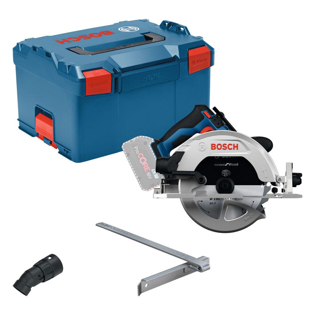 Bosch Aku kružna testera GKS 18V‑68‑2, 1x 190 mm list, Sa L‑Boxx, Bez baterije i punjača, 06016D0001