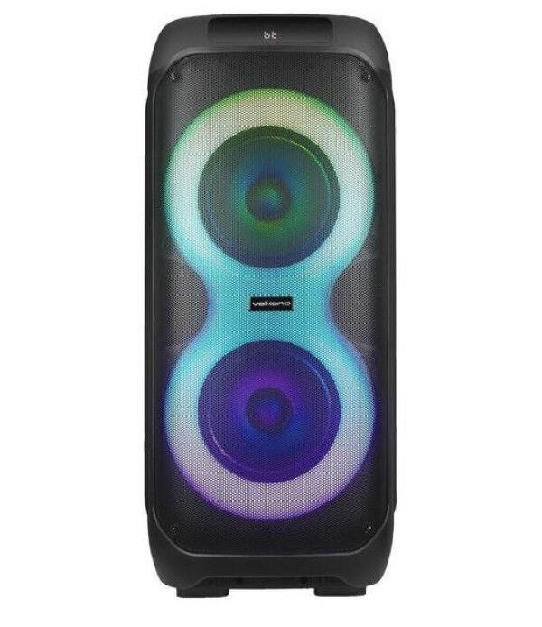 Volkano Bežični zvučnik Groove Dual VK-3902-D8, 60W, Bluetooth, Micro SD, USB, FM, Crni