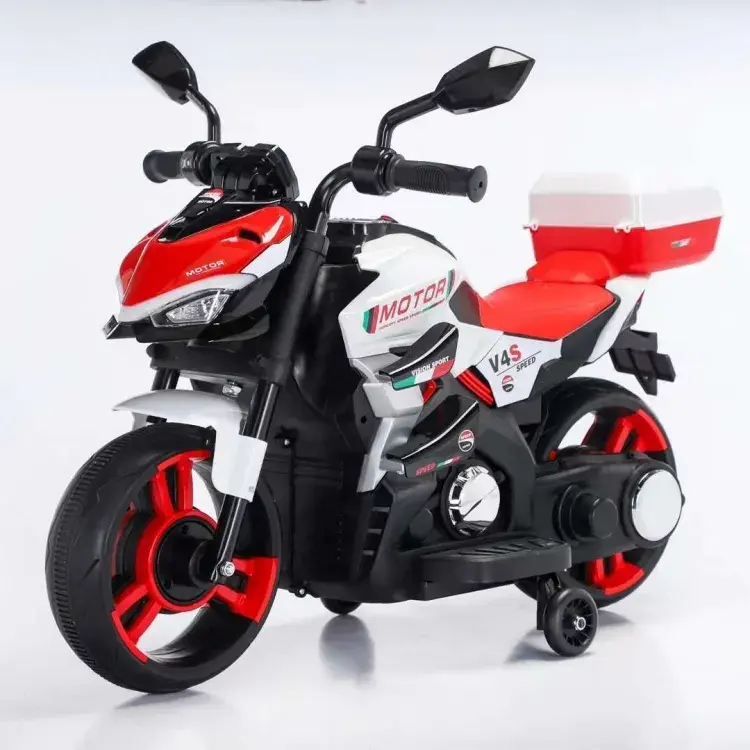 Eurobajk Motor na akumulator za decu BA7788 6V, Crveni