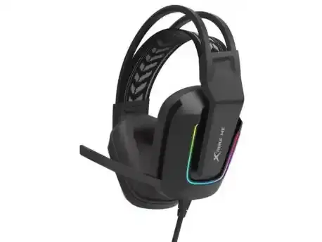 XTRIKE Gejming slušalice sa mikrofonom GH712, RGB osvetljnje, 3.5 mm, Crne