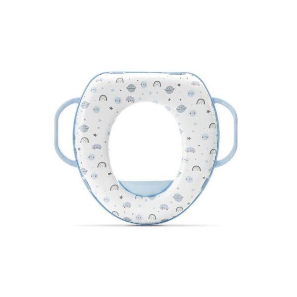Lorelli Adapter za wc šolju za decu sa ručicama Planets, Plavi