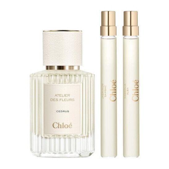Chloe Unisex parfemski set Atelier des Fleurs Cedrus 50 ml + Magnolia Alba + Jasminum Sambac 2 x 10 ml