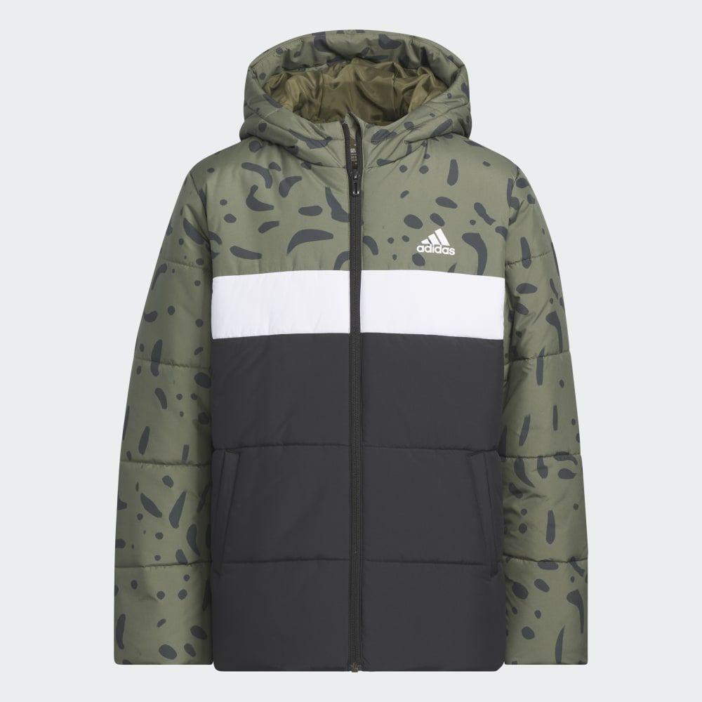 Adidas Jakna za dečake Jb Colour Block Pad Jkt Bp B Bp, Maslinasta