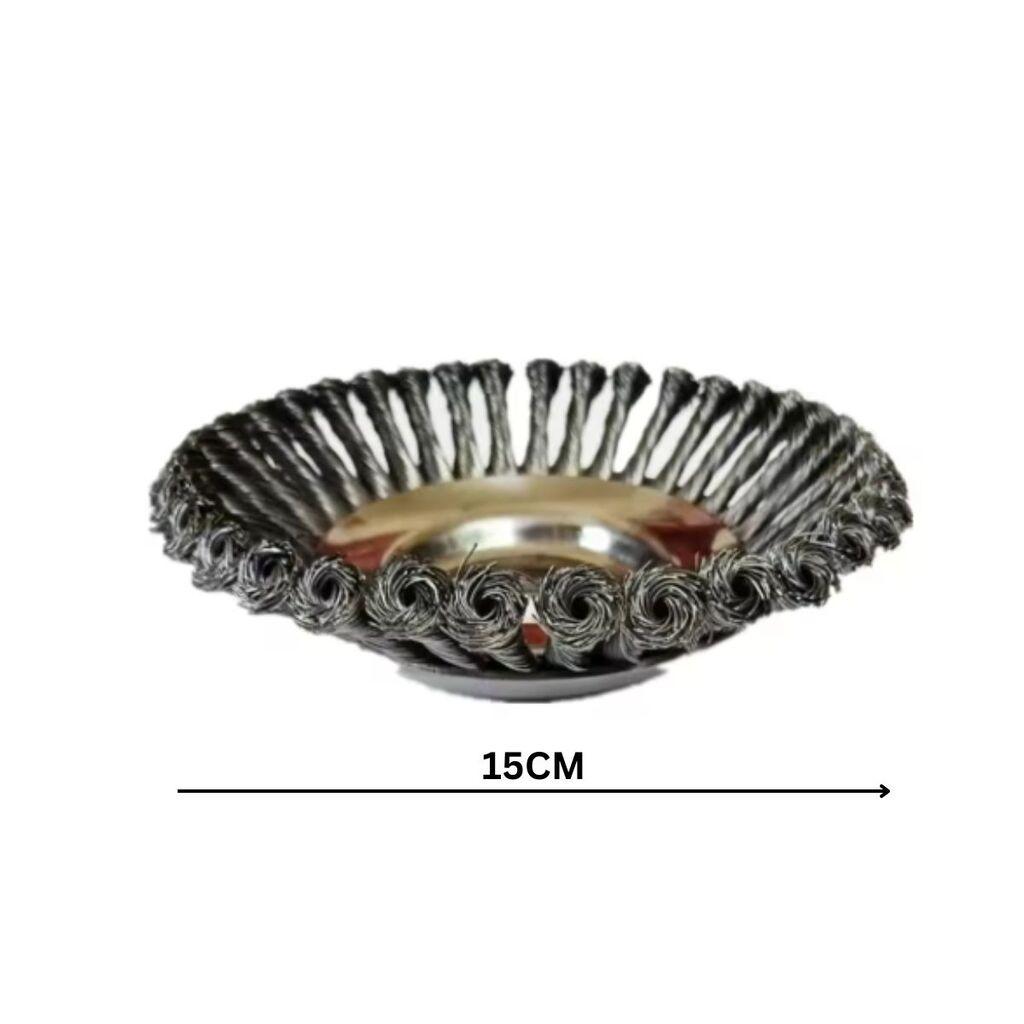 Čelična četka za trimer, 15 cm