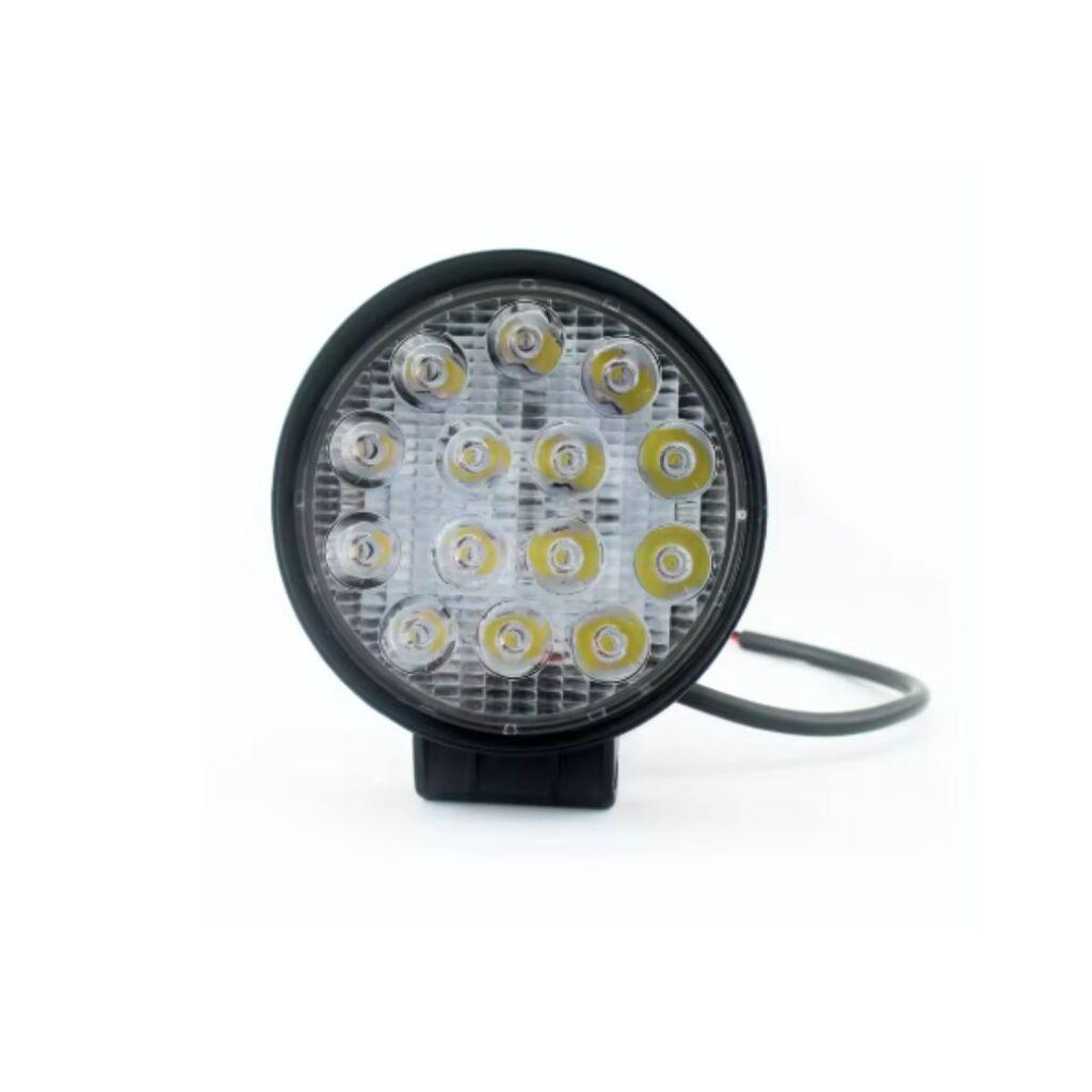 Radni LED far, Okrugli, 12/24 V, 42 W, 110 × 110 × 30 mm