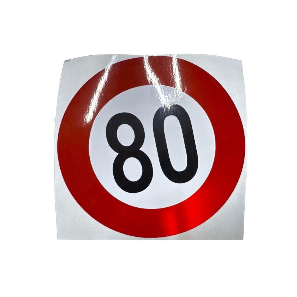 PVC Reflektujuće ograničenje 80 km/h