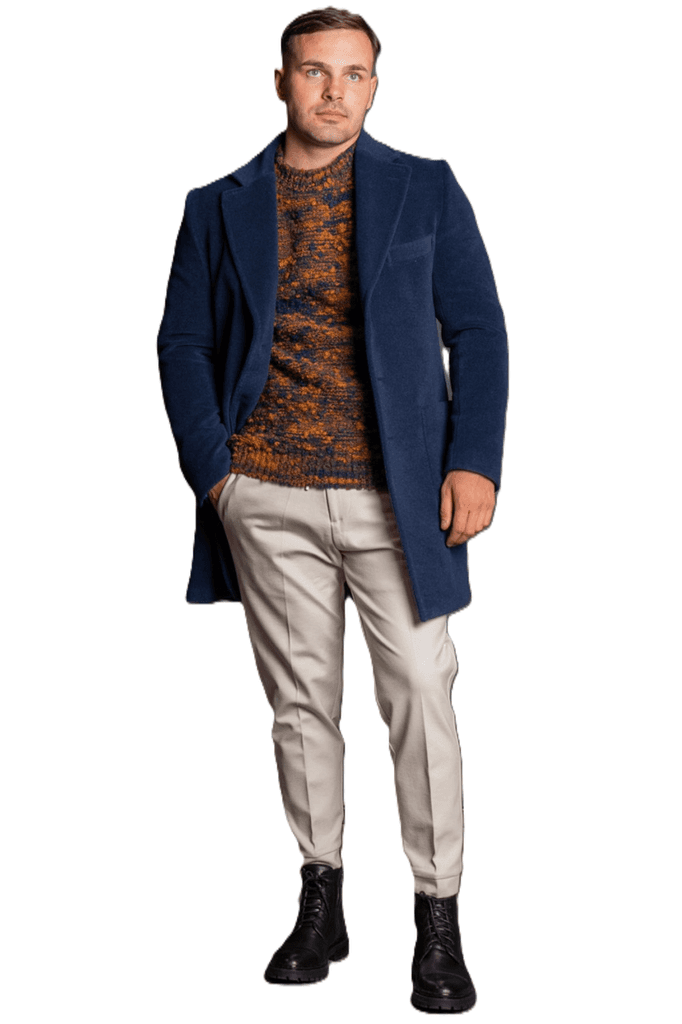 Takeshy Kurosawe by Tela - N Muški kaput T00064, Teget