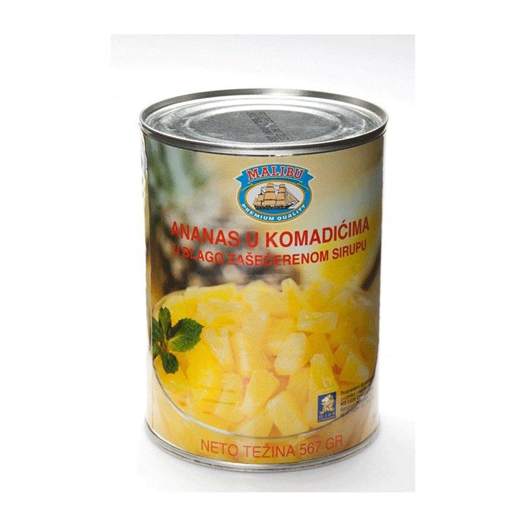 Malibu Ananas u komadićima, 567g
