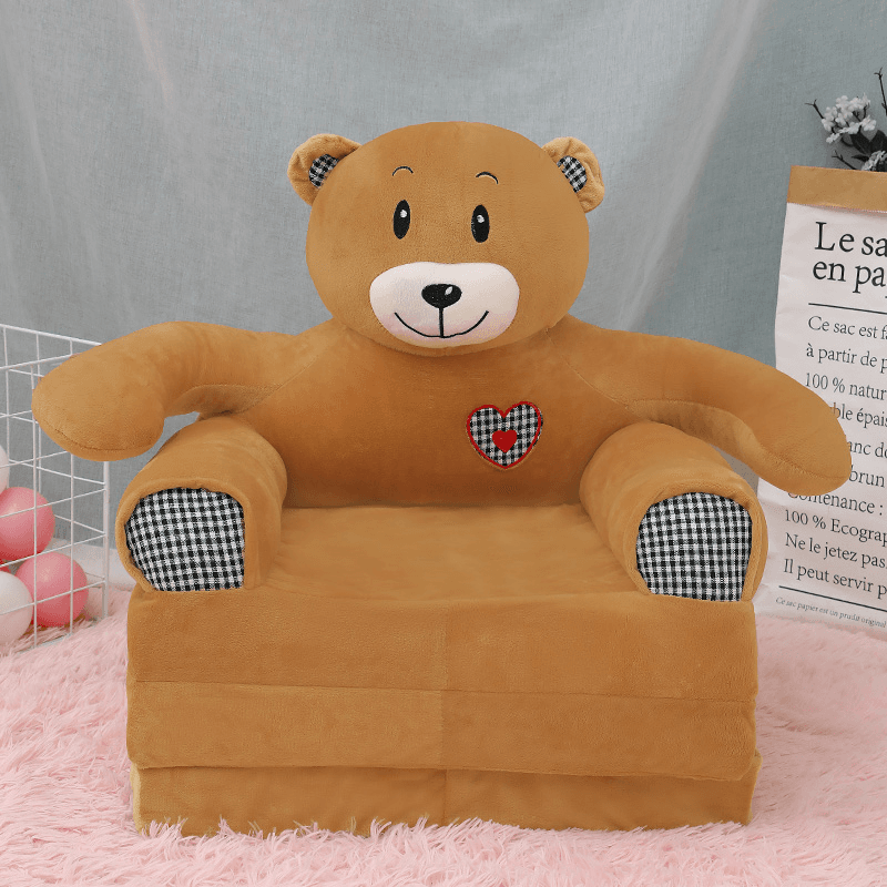 Baby Line Foteljica za decu Meda B69, Braon