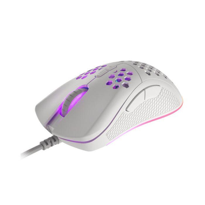 Genesis Gaming miš, Krypton 555 RGB, Bela