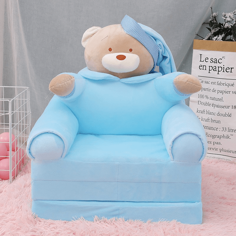 Baby Line Foteljica za decu Meda B028, Plava