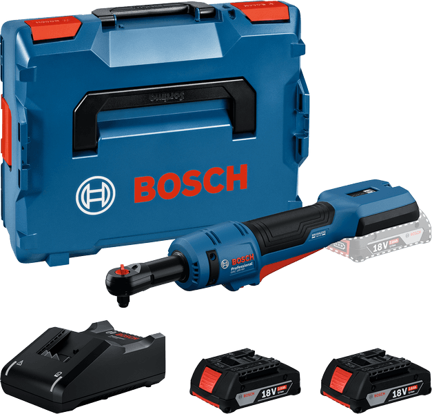 Bosch Akumulatorski ključ sa čegrtaljkom GRC 18V-60, 2 x GBA 18V 2.0Ah + punjač i L-Boxx kofer 06019N8002