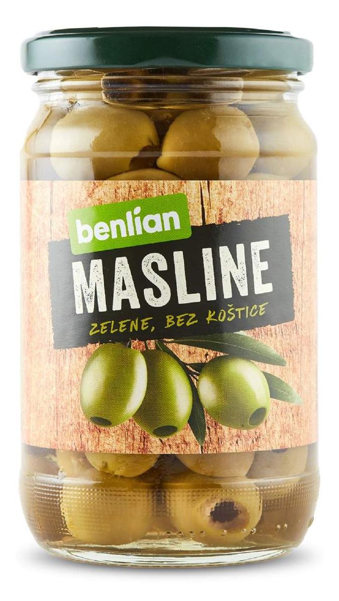 Benlian Masline zelene, Bez koštice, 690g