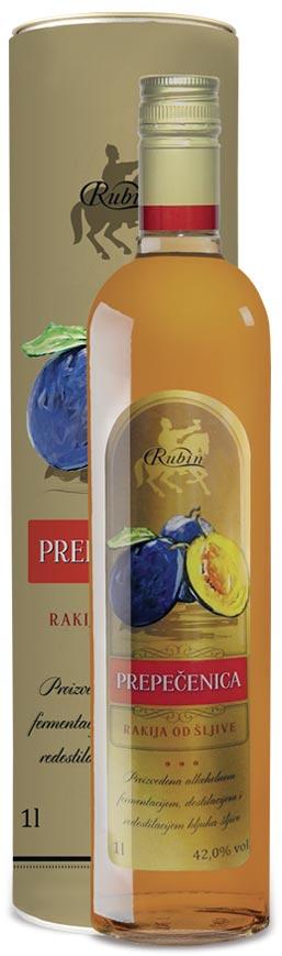 Rubin Rakija od šljive Prepečenica, 1l