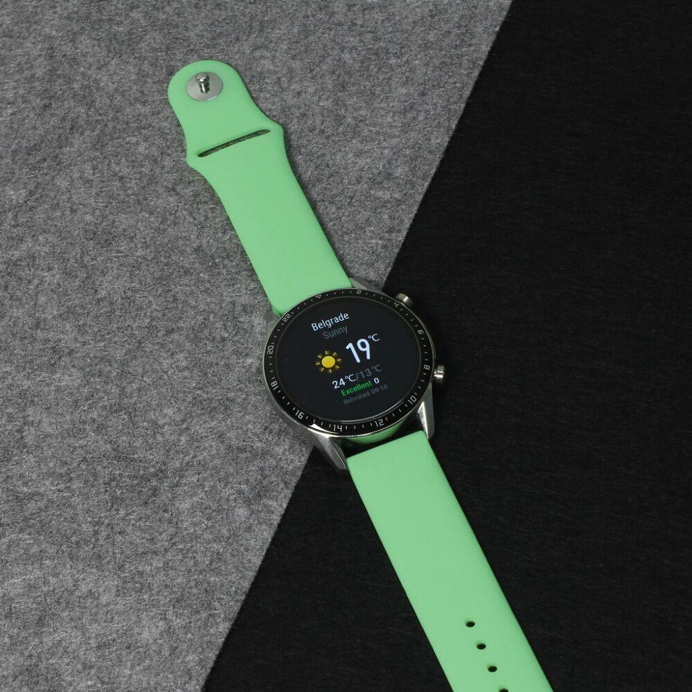 Narukvica Plain za smart watch 22mm, Zelena