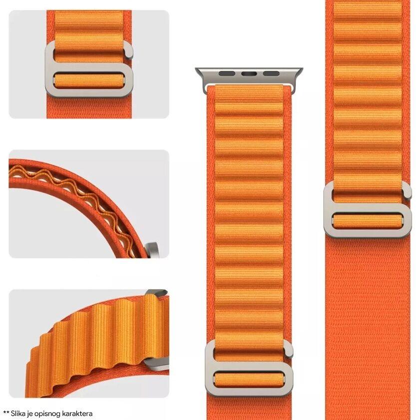 Moye Narukvica za smart watch Alpine Loop Strap 44/45/49mm, Narandžasta