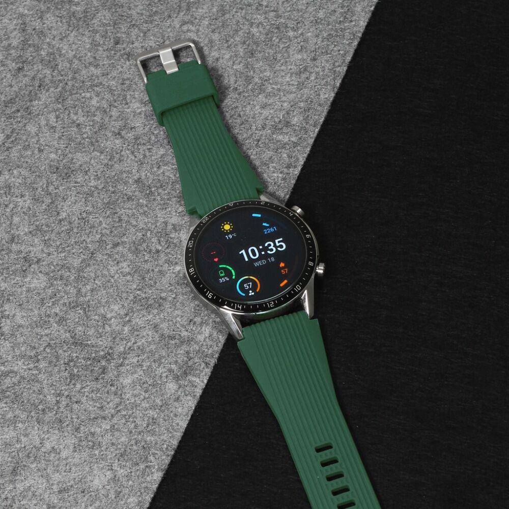 Narukvica Relief za smart watch 22mm, Zelena