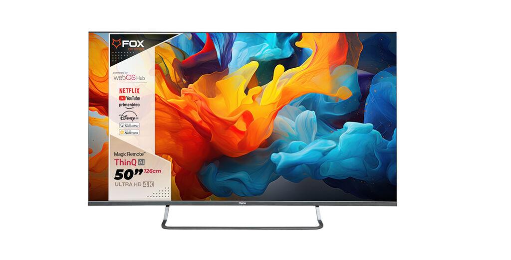 FoxTelevizor 50WOS650C 50" 4K UHD 3840x2160, Smart, Crni