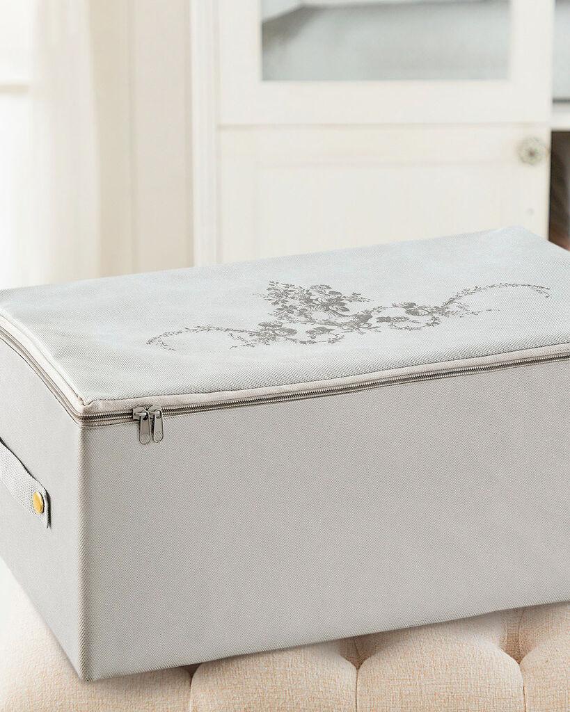 Madame Coco Kutija za odlaganje Printed, 52x28x21cm, Siva