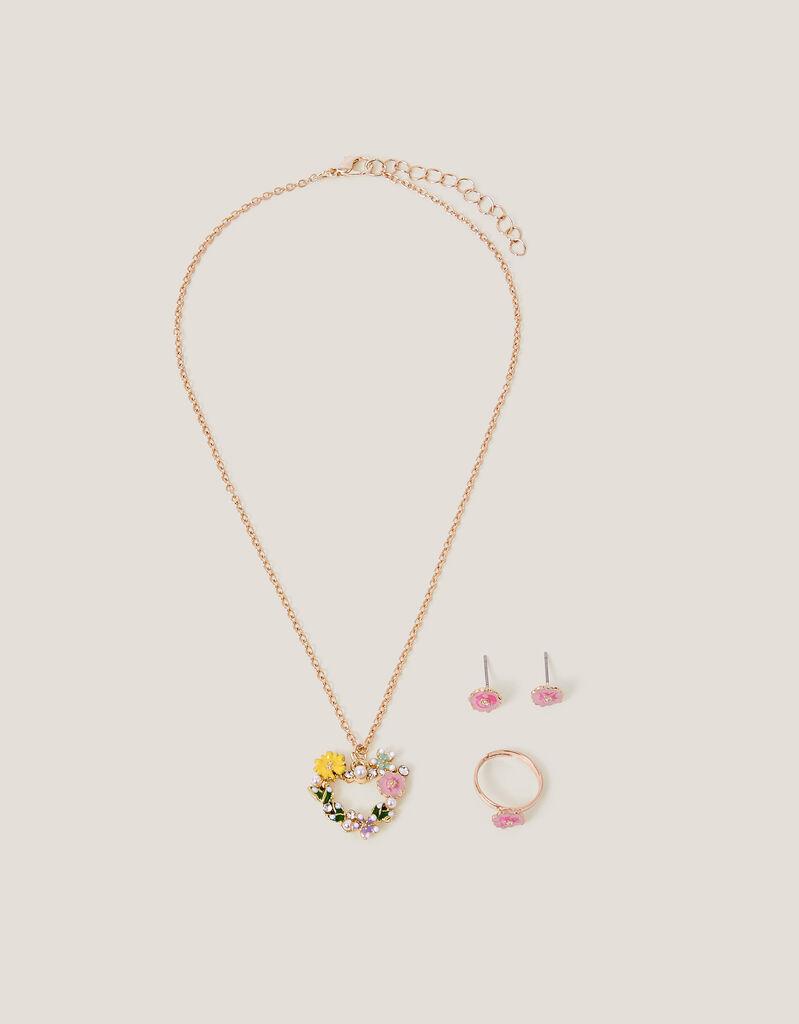 Monsoon Set nakita Pretty Flower Heart, Šareni