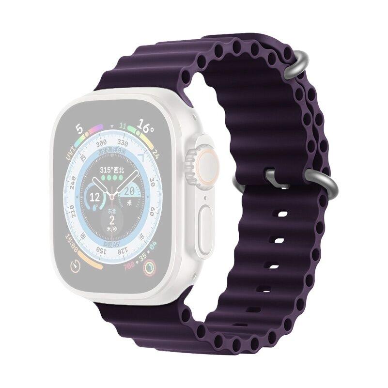 Moye Narukvica za smart watch Ocean Strap 44/45/49mm, Patlidžan