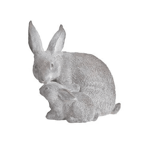 Dekor Dom Uskršnja dekoracija Rabbit Mother With Child 28cm, 10026998
