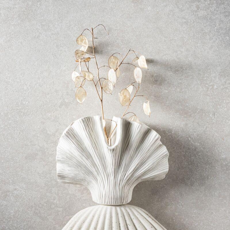 Dekor Dom Vaza Modern Hamptons 20x11x16cm, Shell, HML 236648