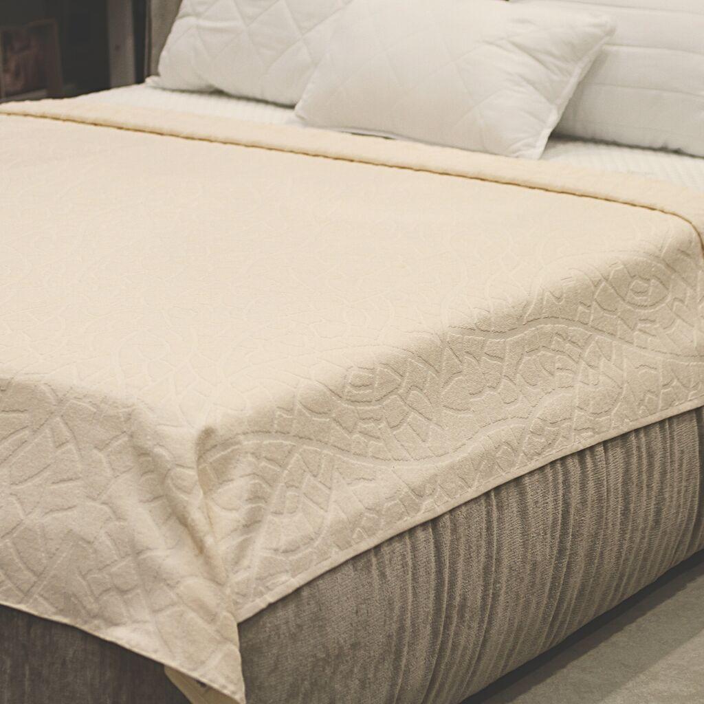 Dekor Dom Frotir prekrivač Stone 26, 200x210cm, Ivory