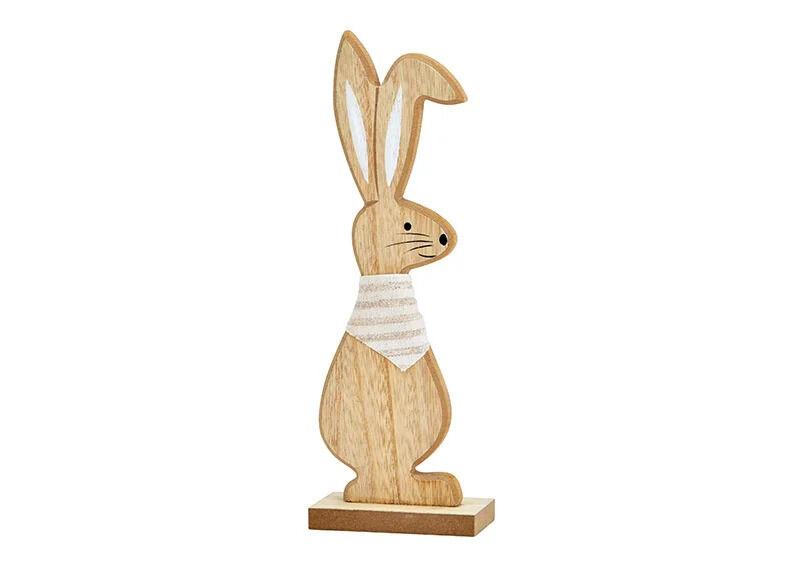Dekor Dom Uskršnja dekoracija Stand Bunny Wood 27cm, Natural, 10034946