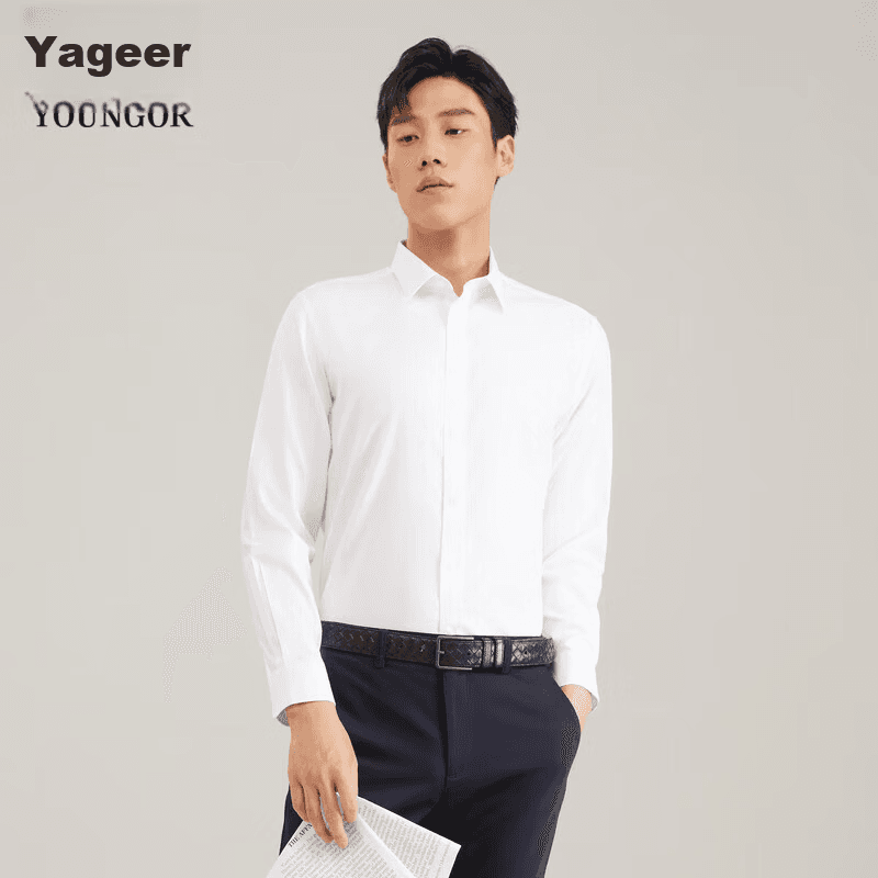 Youngor Muška košulja dugih rukava, Bela