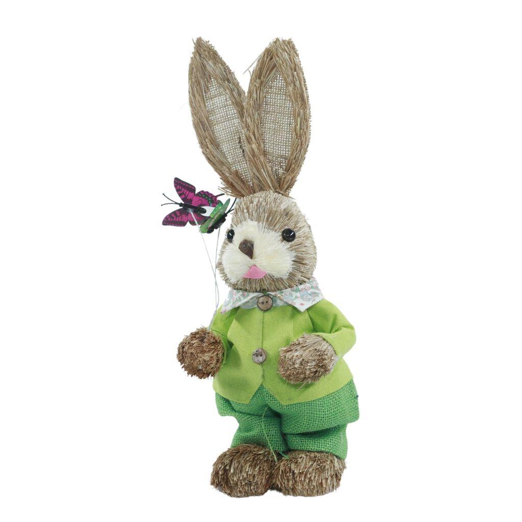 Dekor Dom Uskršnja dekoracija Bunny N42 Green Boy, 35cm