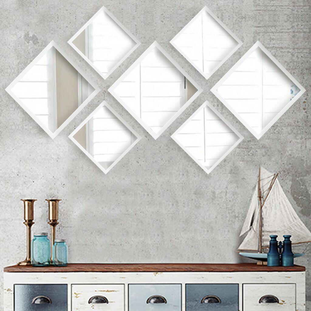 Wallity Set ogledala SETAYNA_053, Beli