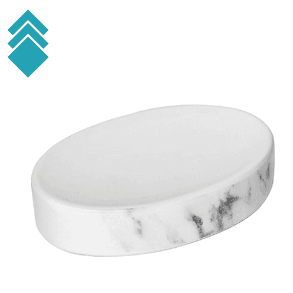 Tendance Posuda za sapun Marble, Bela