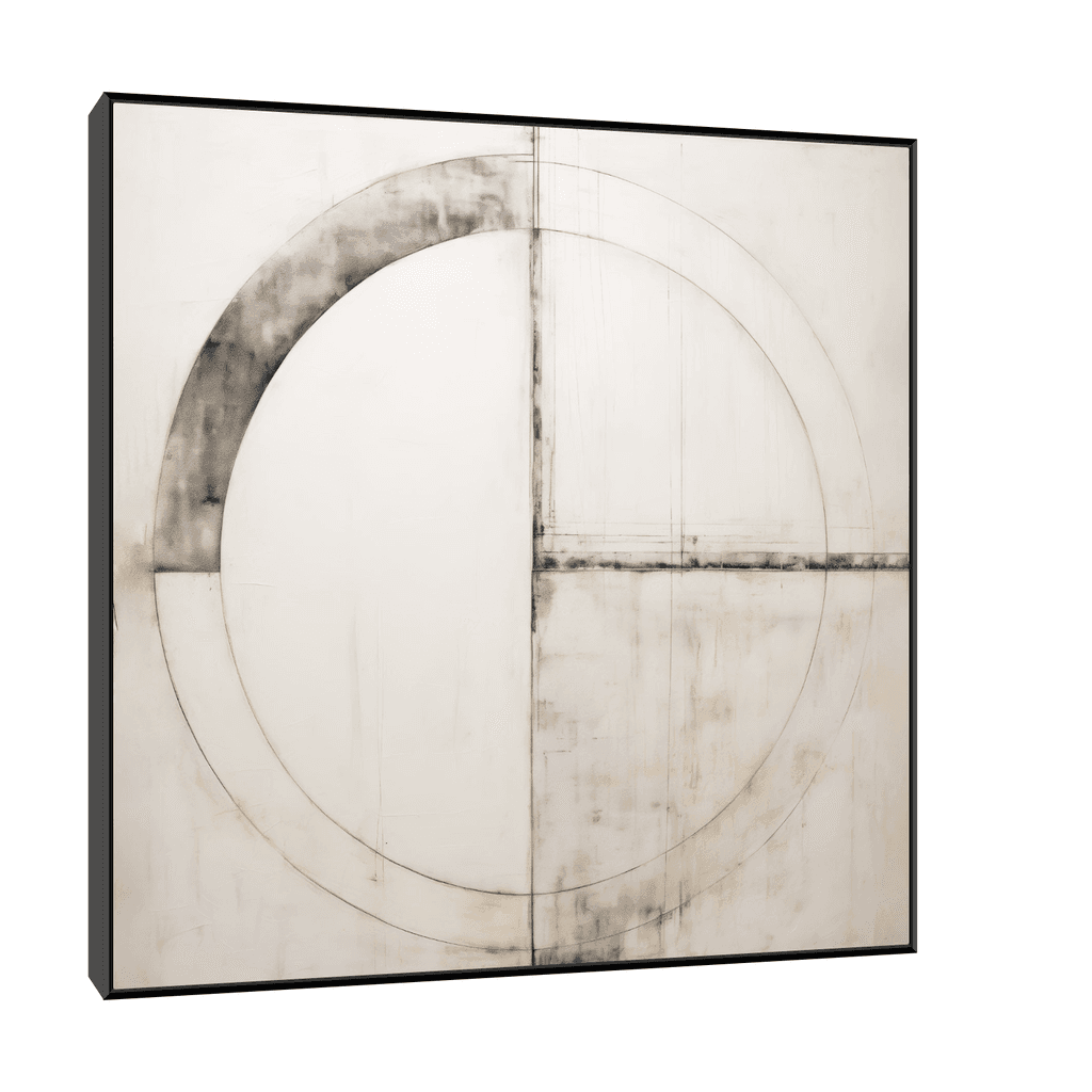 Canvas Slika na platnu Moj krug 30x30cm, Sa ramom, Crni