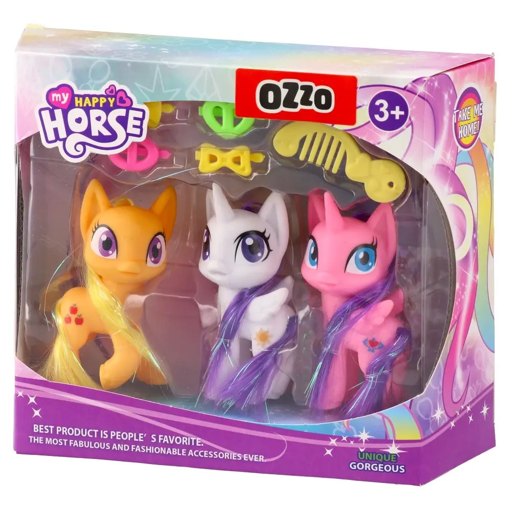 Ozzo Fun horse Set figura Poni, 3 komada