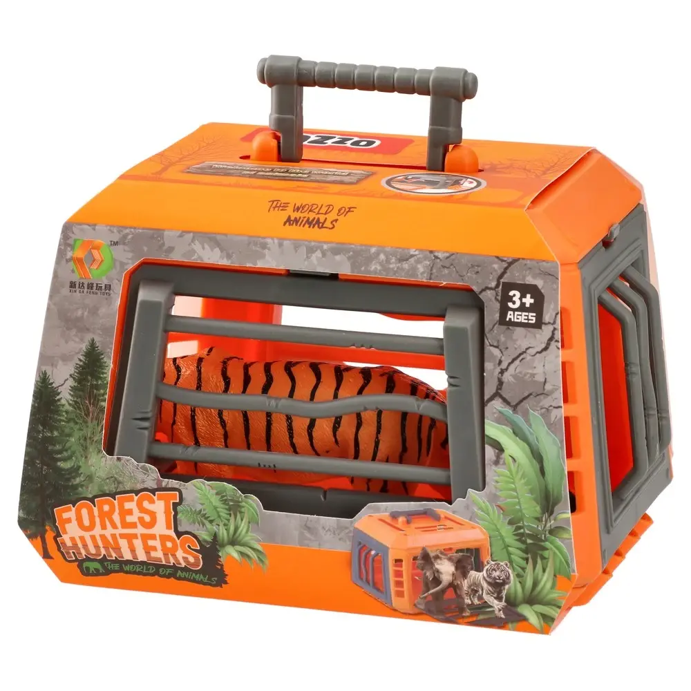 Ozzo Forest hunters Figura tigar u kavezu, 2u1, Manji