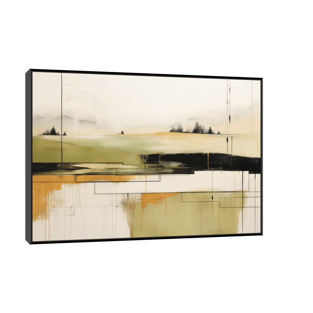 Canvas Slika na platnu Beside the window, Sa ramom, 45 x 30 cm, Crni