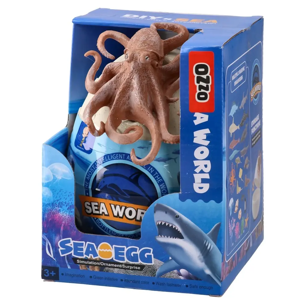 Ozzo Sea egg Kocke za slaganje u jajetu morski svet