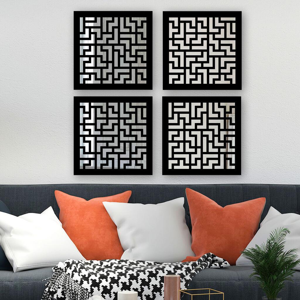 Wallity Set ogledala SYH1097260709, Crni