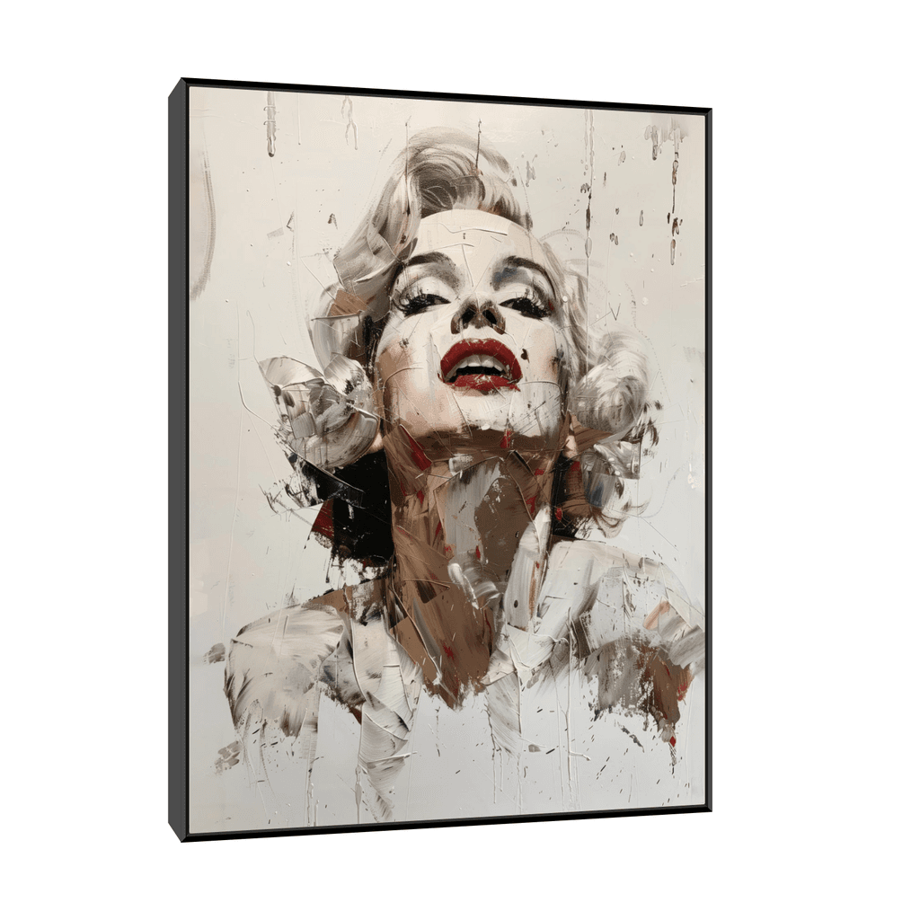 Canvas Slika na platnu Monroe 30x40cm, Sa ramom, Crni