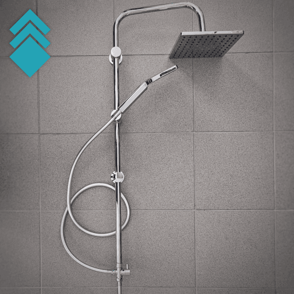 Diplon Usponski tuš BGQ 1614 Hrom, Sivi