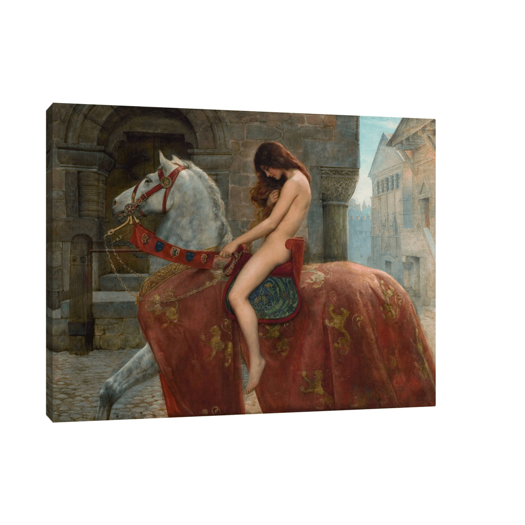 Canvas Slika na platnu Lady Godiva, John Collier, Bez rama, 40x30cm
